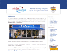 Tablet Screenshot of allegri-cleaning.co.uk
